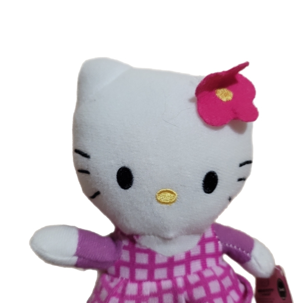 Sanrio Hello Kitty Plush 7" Stuffed Animal Pink Purple - Picture 2 of 6